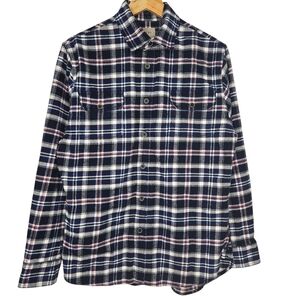 Jach's Men's Mid Weight Multi Color Plaid Button Down Flannel Top Size Medium